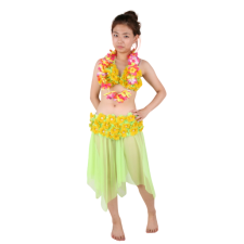 하와이 의상-옐로우