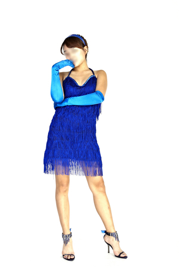 블루 숄 댄스의상