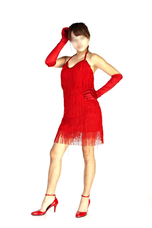 레드 숄 댄스의상