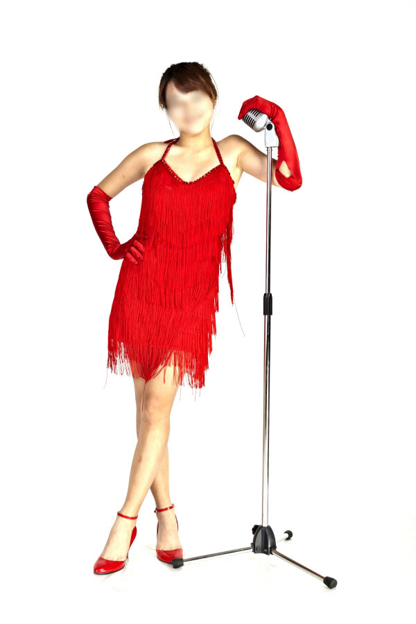 레드 숄 댄스의상