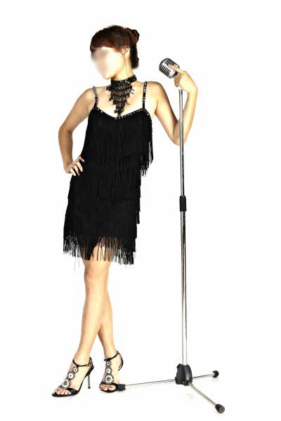 블랙 숄 댄스의상