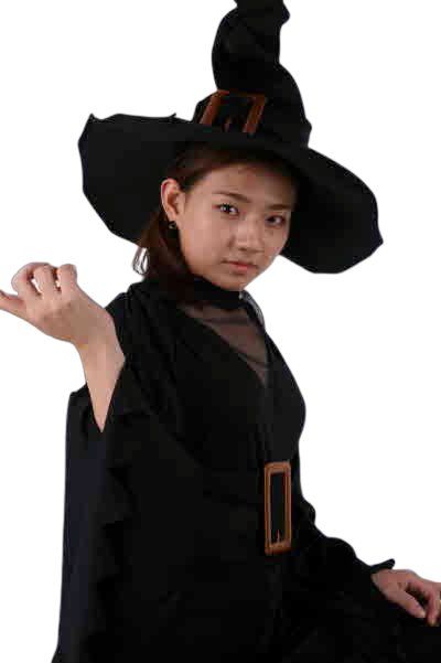 블랙 고딕 마녀-롱