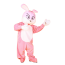 핑크토끼 탈인형