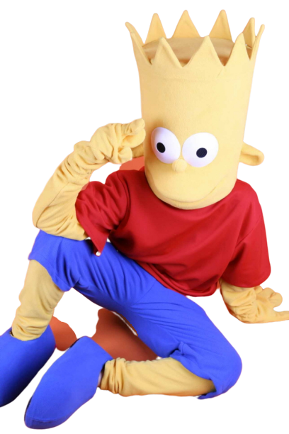 노란 사람 탈인형