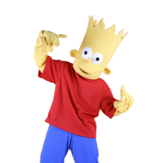 노란 사람 탈인형