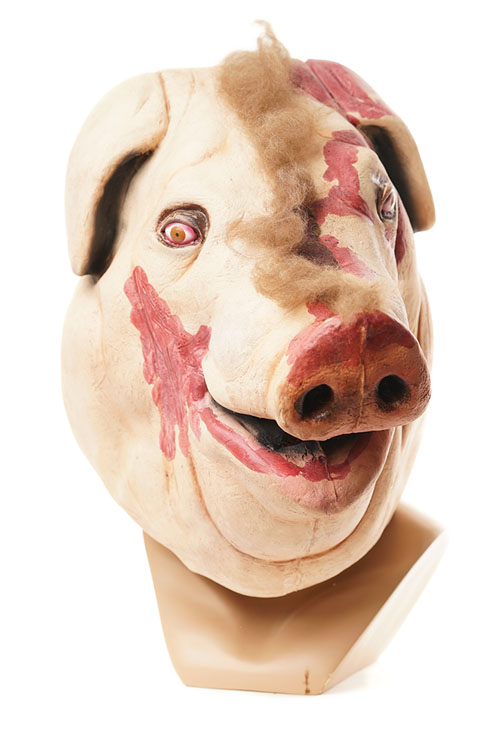 실제와같은 돼지가면