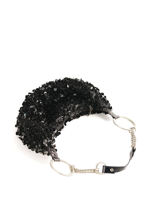 스팽글 백-블랙