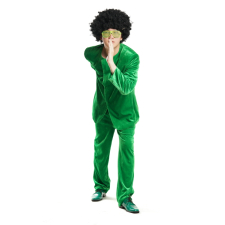 복고 댄스복-그린