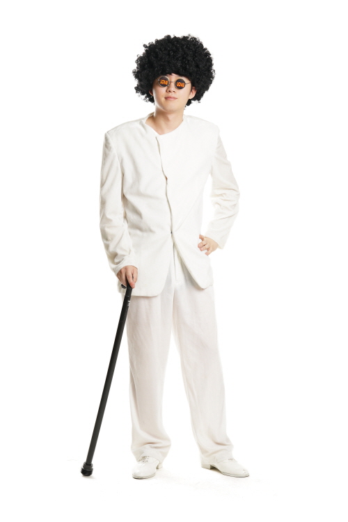 복고 댄스복-화이트