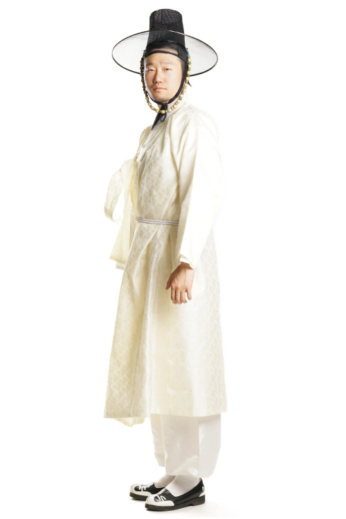 양반도포-아이보리