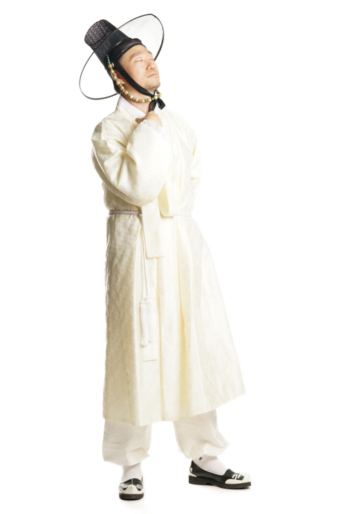 양반도포-아이보리