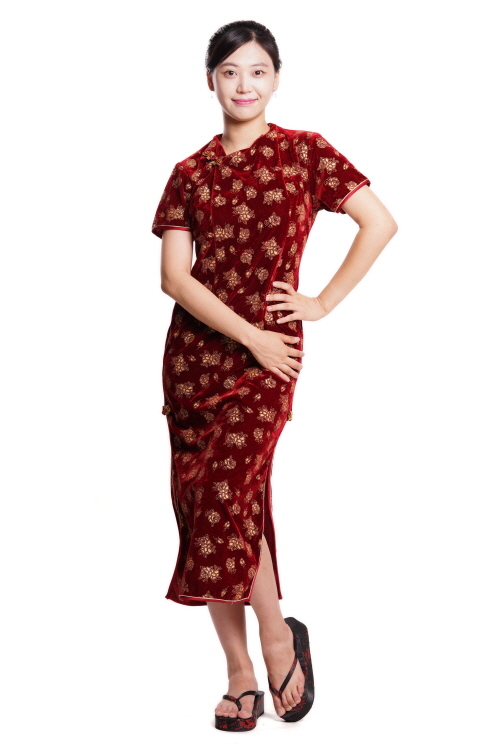 치파오-벨벳레드브라운