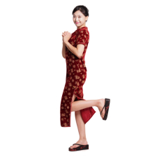 치파오-벨벳레드브라운