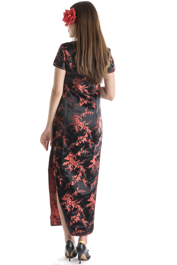 치파오 롱-레드블랙