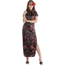 치파오 롱-레드블랙