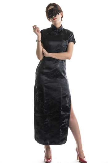 치파오 롱-블랙