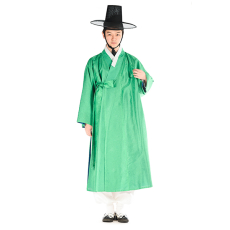 양반도포-녹색