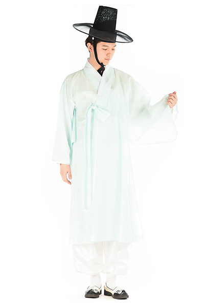 양반도포-하늘색