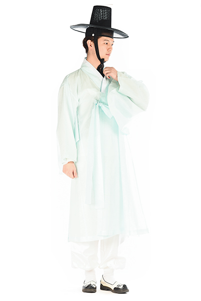 양반도포-하늘색