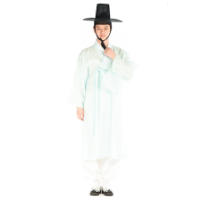 양반도포-하늘색