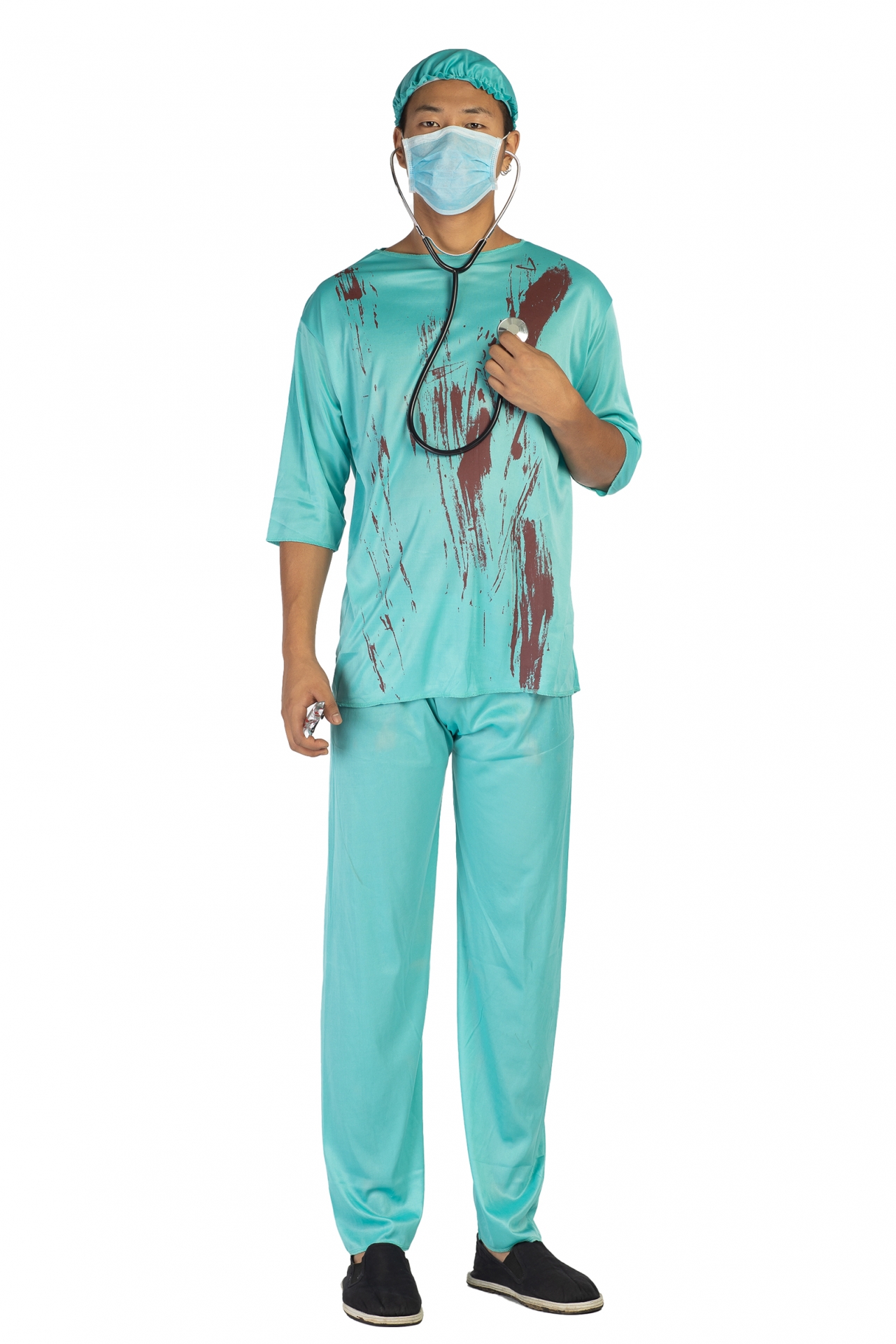 피흘리는 수술복 