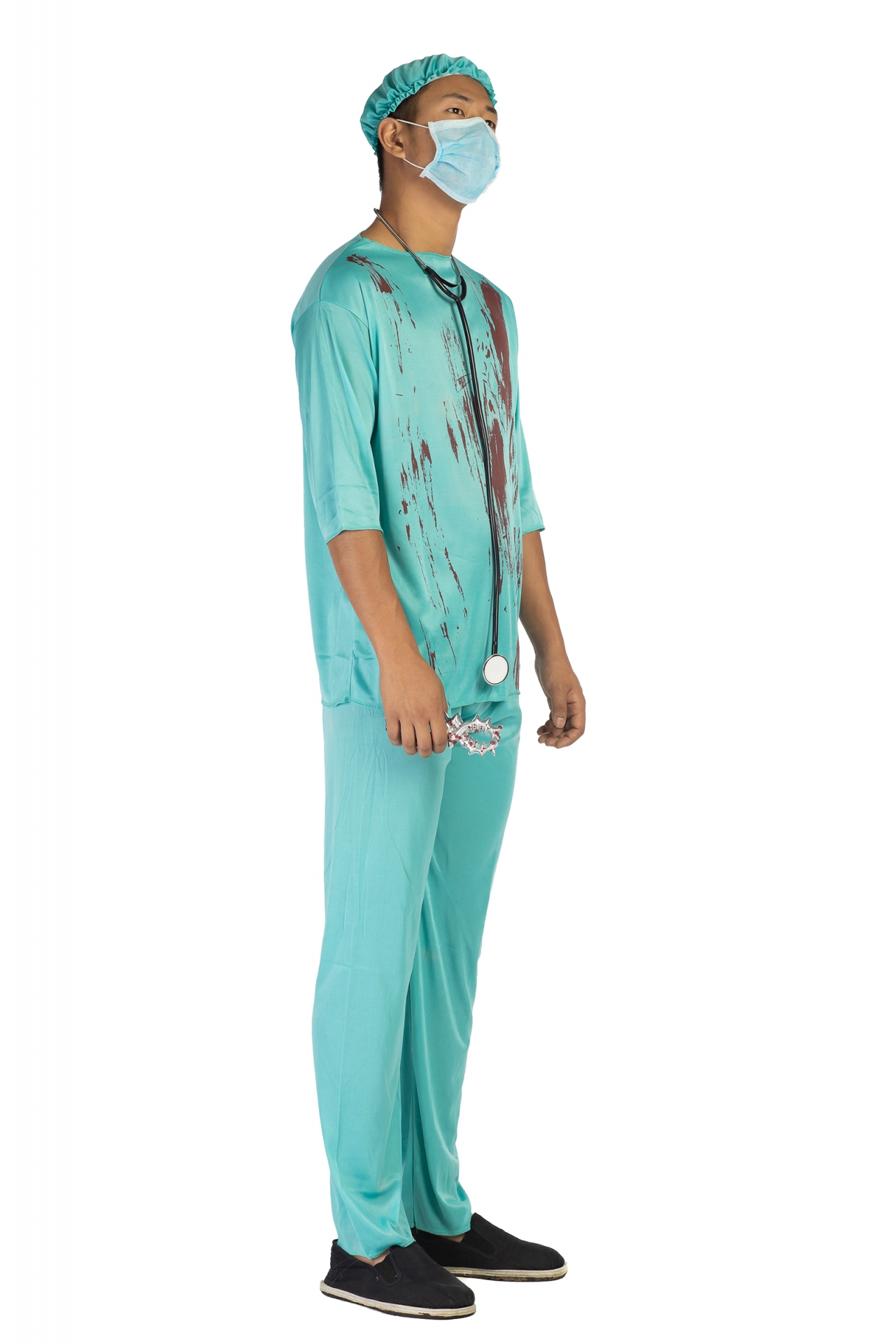 피흘리는 수술복 