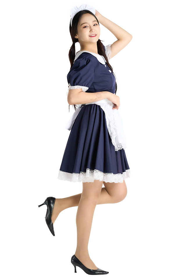 메이드복-다크블루