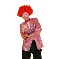 반짝이 자켓-레드