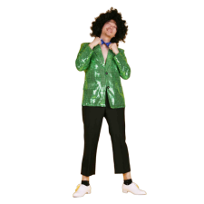 반짝이 자켓-그린